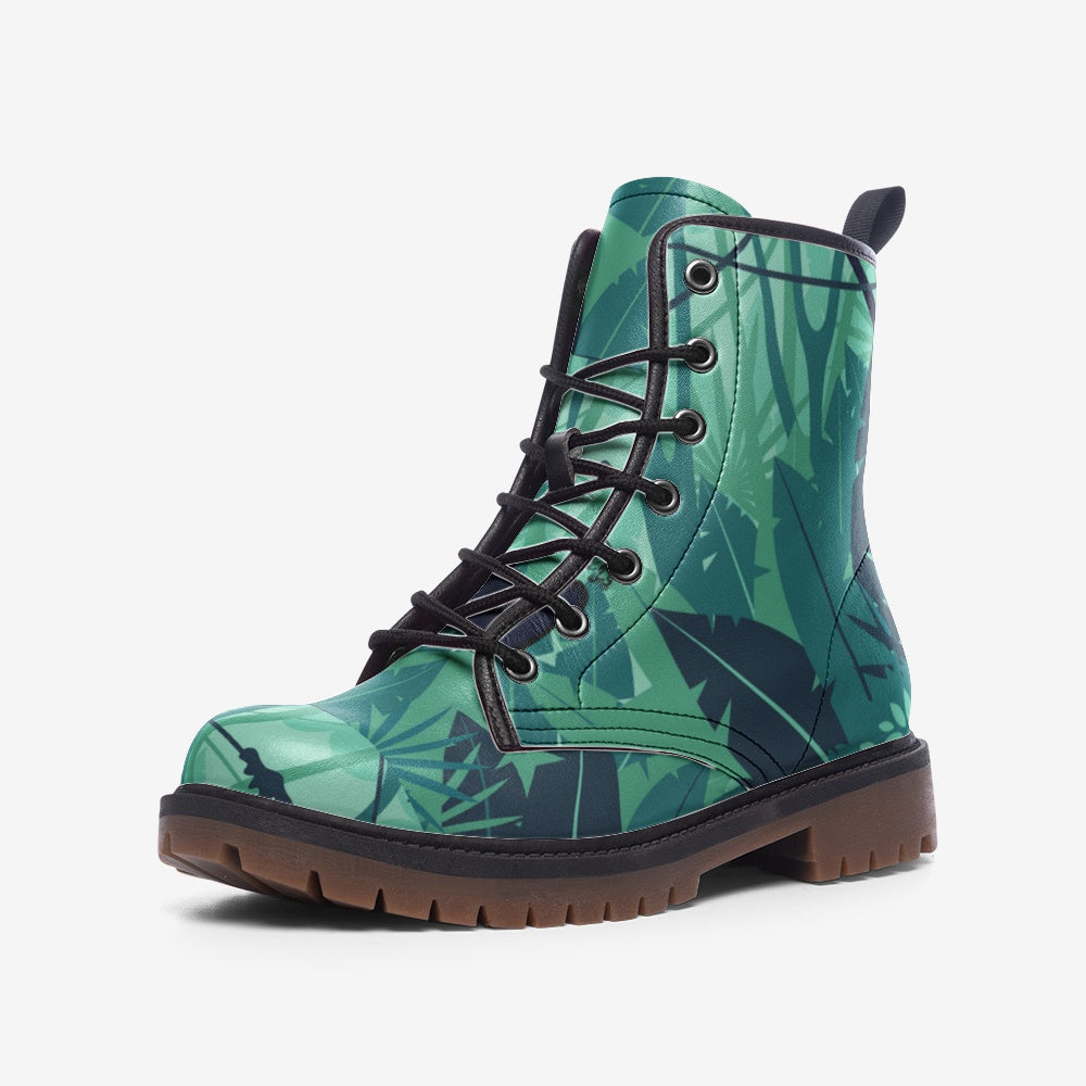 Tropical Jungle Casual Leather Lightweight boots