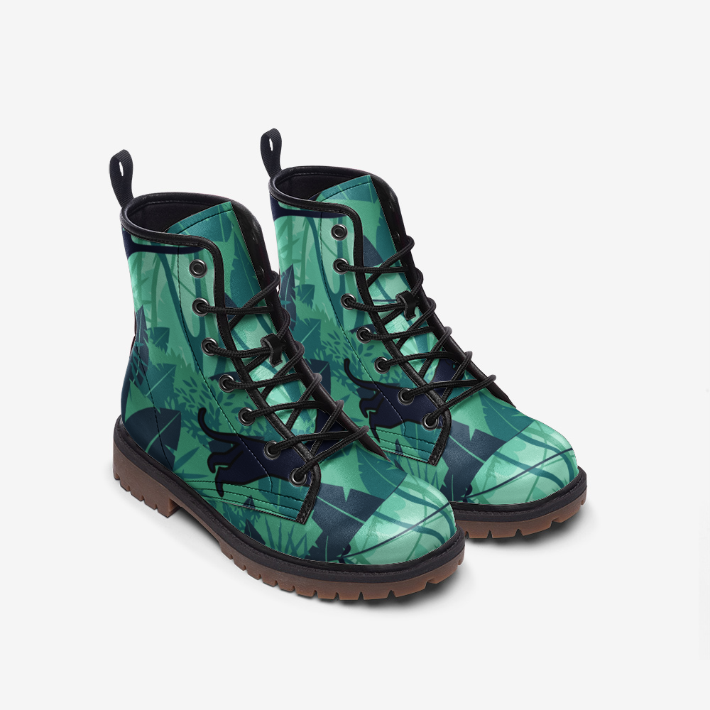 Tropical Jungle Casual Leather Lightweight boots