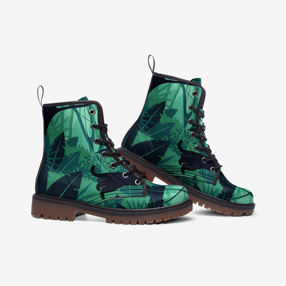 Tropical Jungle Casual Leather Lightweight boots