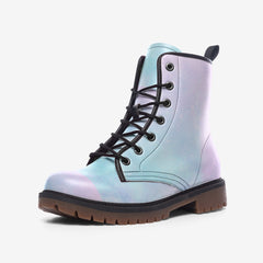 Cosmic Galaxy Dream Casual Leather Lightweight boots