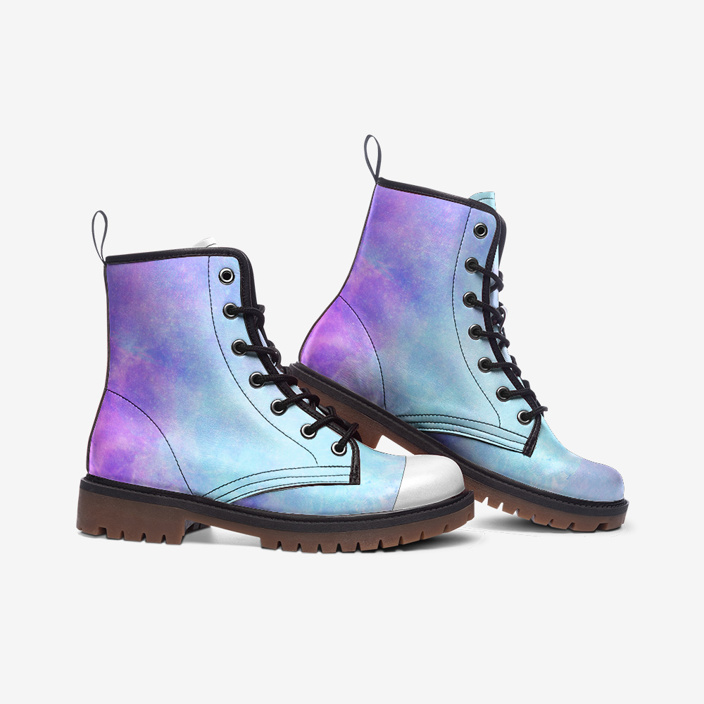 Cosmic Galaxy Dream Casual Leather Lightweight boots