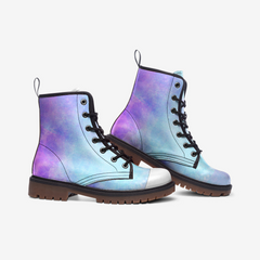 Cosmic Galaxy Dream Casual Leather Lightweight boots