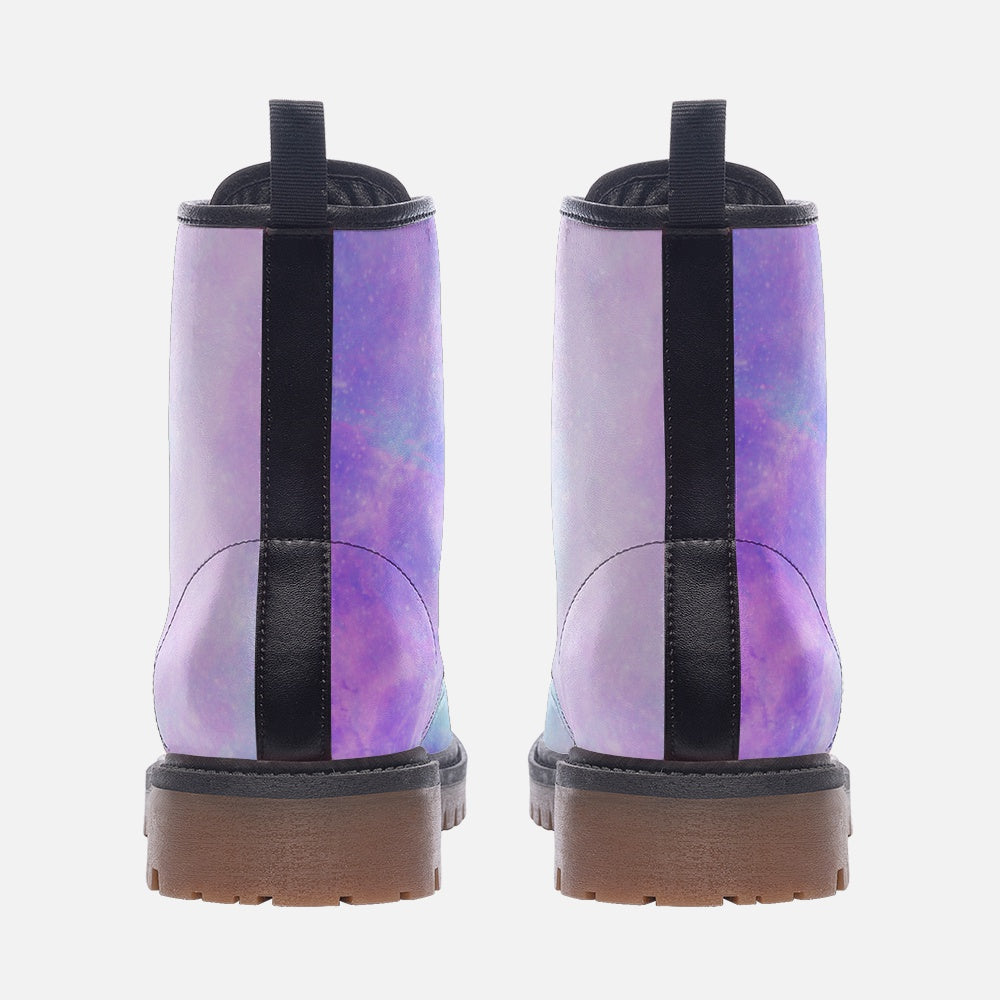 Cosmic Galaxy Dream Casual Leather Lightweight boots