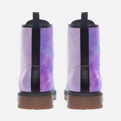 Cosmic Galaxy Dream Casual Leather Lightweight boots