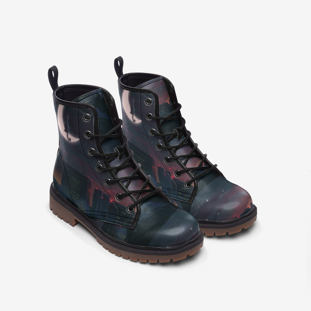 In the Night Casual Leather Lightweight boots
