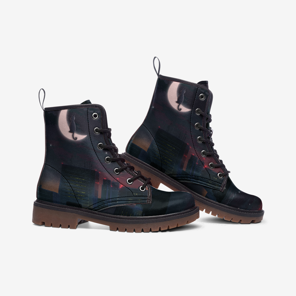 In the Night Casual Leather Lightweight boots