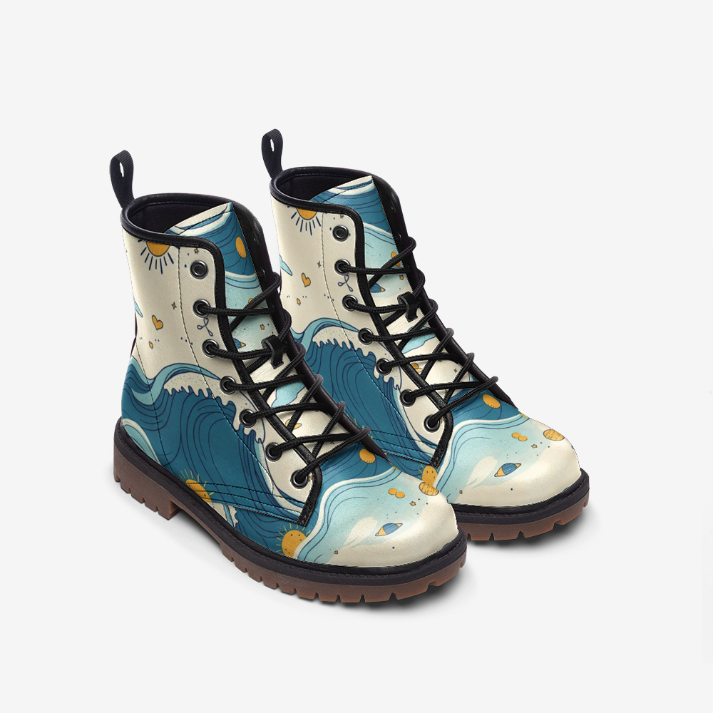All over clouds Casual Leather Lightweight boots