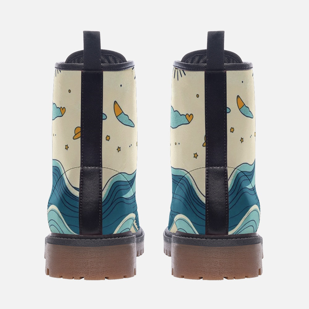 All over clouds Casual Leather Lightweight boots