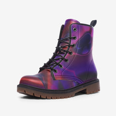 Neon Wave Casual Leather Lightweight boots