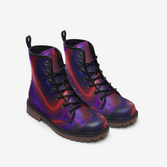 Neon Wave Casual Leather Lightweight boots