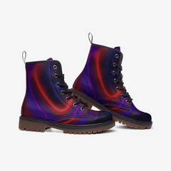 Neon Wave Casual Leather Lightweight boots